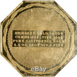 2008 Humbert 2.5 oz California Gold Commemorative NGC Gem Proof Ultra Cameo