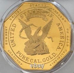 2008 Humbert Commemorative 2.5 oz 9999 California Gold PCGS PR-68 DCAM