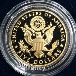2008-W BALD EAGLE proof $5 gold commemorative coin in OGP