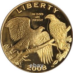 2008-W Bald Eagle Commem Gold $5 PCGS PR69 DCAM Vault Collection STOCK