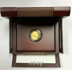 2008 W Gold Buffalo Quarter Ounce Proof Coin W OGP and COA