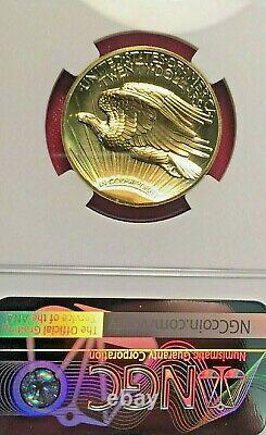 2009 $20 1 Oz Gold Ultra High Relief Uhr Ngc Ms-70 Dpl Deep Mirror Ogp And Book