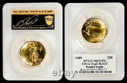 2009 $20 Gold Ultra High Relief PCGS MS70PL READ! JUST A POP 3 COIN! WOW