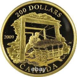 2009 Coal Mining Canadian Commemorative Gold $200 Coin SKUCPC2724