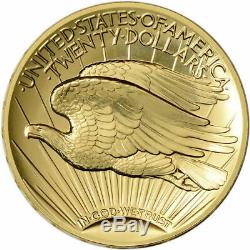 2009 US Mint $20 Ultra High Relief Double Eagle Gold Coin with Box, COA & Book