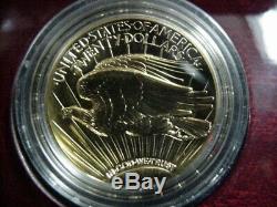 2009 W ULTRA HIGH RELIEF $20 DOUBLE EAGLE. 9999 GOLD ONE TROY OUNCE COIN w BOOK