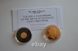 200th Anniversary of the Battle of Waterloo Coin Collection 1 Solid Gold COA