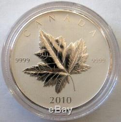 2010 Canada Piedfort Reverse Proof 1oz Silver & 1/5 oz Gold Set of 2 Coins