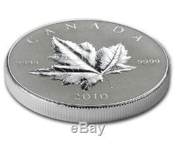 2010 Canada Piedfort Reverse Proof 1oz Silver & 1/5 oz Gold Set of 2 Coins