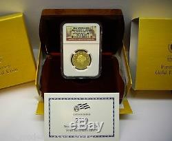 2010-W $10 Gold Proof Buchanan First Spouse Liberty Coin NGC PF70 OGP/COA/EBUCKS