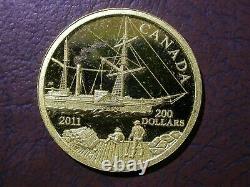 2011 Canada $200 Gold S. S. Beaver Proof Commemorative