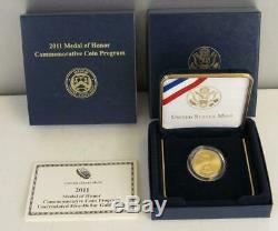2011 Medal of Honor $5 Dollar Gold Unc Commemorative US Mint Coin (MOH2)