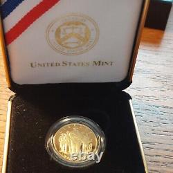 2011 U. S. Army Commemorative $5 Gold Proof Coin Box & CoA