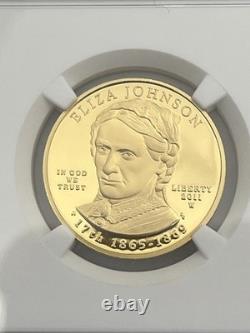 2011-W $10 GOLD COMMEMORATIVE 1/2 Oz. FIRST SPOUSE ELIZA JOHNSON NGC MS70 MS-70