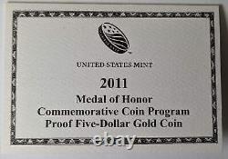 2011-W $5 Medal of Honor, DC (Proof)