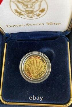 2012 STAR-SPANGLED BANNER $5 GOLD PROOF Commemorative Coin Boxed COA