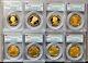 2012-w $10 First Spouse Gold 8 Pc Full Year Set Ms70 Pr70 Dcam Pcgs First Strike