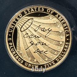 2012-W $5 Star Spangled Banner Commemorative Gold Proof ANACS PR 70 G3480