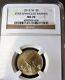 2012-w Gold $5 Star-spangled Banner Commemorative Coin Ngc Ms70, Low Mintage