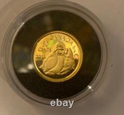 2013 1/25 Of An Ounce Gold Coin In Art Royal Canadian Mint