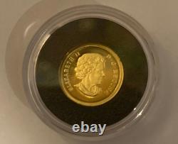 2013 1/25 Of An Ounce Gold Coin In Art Royal Canadian Mint