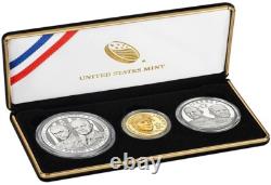 2013 5 Star General 3pc Gold & Silver Proof Set WithOGP. 2457oz AGW