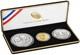 2013 5 Star General 3pc Gold & Silver Proof Set Withogp. 2457oz Agw
