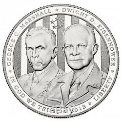 2013 5-Star Generals Commemorative 3-Coin Proof Set (withBox & COA)