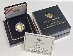 2013 5-Star Generals Commemorative Uncirculated $5 Gold Coin withCOA