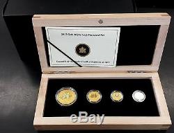 2013 Canada Gold Maple Leaf Fractional four coin set! Box and COA included