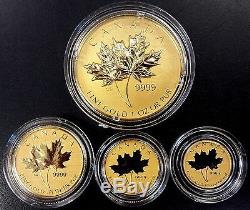 2013 Canada Gold Maple Leaf Fractional four coin set! Box and COA included