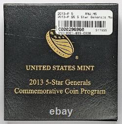 2013 P $5 Five Star Generals (MacArthur) Uncirculated Gold Coin