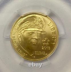 2013-P 5 Star Generals $5 Gold US Commemorative PCGS MS-70 First Strike