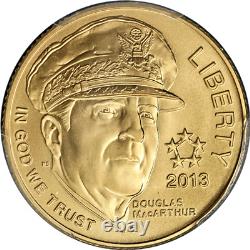 2013-P 5 Star Generals MacArthur Commemorative Gold $5 PCGS MS69