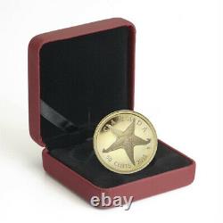 2013 Sea Creatures Gold Coin Starfish