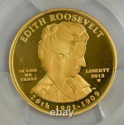 2013-W $10 Edith Roosevelt First Strike Spouse Gold PR70 DCAM PCGS 931843-81