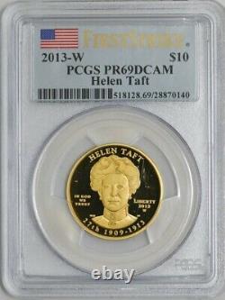 2013-W $10 Helen Taft First Strike Spouse Gold PR69 DCAM PCGS 927439-22