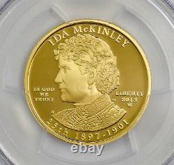 2013-W $10 Ida McKinley First Strike Spouse Gold PR69 DCAM PCGS 931842-57
