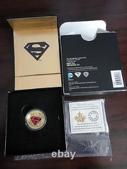 2014 $100 Canada Superman GOLD Coin Adventures of Superman #596 (2001) NO TAX