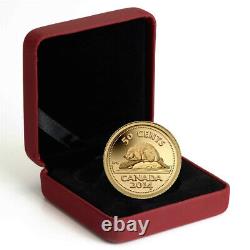 2014 50-Cent Pure Gold Coin Canadas Classic Beaver