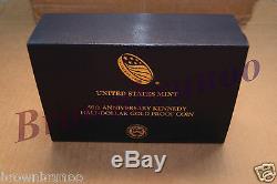 2014 50th Anniversary Kennedy Half Dollar 24K GOLD PROOF Coin K15 In Stock Ship