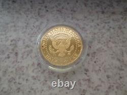 2014 50th Anniversary Kennedy Half Dollar 3/4 oz. Gold Proof Coin US Mint Spots