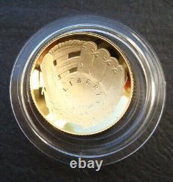 2014 Baseball 1/4 Oz quarter ounce gold commemorative proof coin UNC