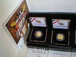 2014 Baseball Hof Complete 7 Coin Collection-gold, Silver, Clad & Young Collector