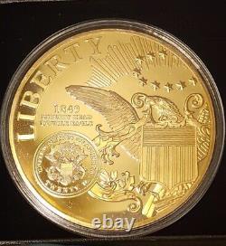 2014 Liberty Head Gold Double Eagle Jumbo 1849 Commemorative Coin withC. O. A