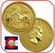 2014 Lunar Horse 1/20 Oz $5 Gold Coin, Australia, In Orig. Perth Mint Capsule