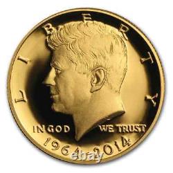 2014-W 3/4 oz Gold Kennedy Half Dollar Commem Proof (withBox & COA) SKU #83918