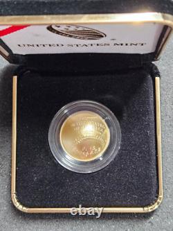2014-W BASEBALL HALL OF FAME $5 Gold Coin Commemorative withCase NO Box NO COA