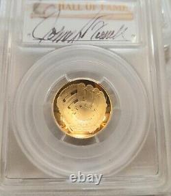 2014 W BASEBALL HALL OF FAME HAND SIGNED $5 GOLD COIN SET (10 pieces total)