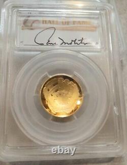 2014 W BASEBALL HALL OF FAME HAND SIGNED $5 GOLD COIN SET (10 pieces total)